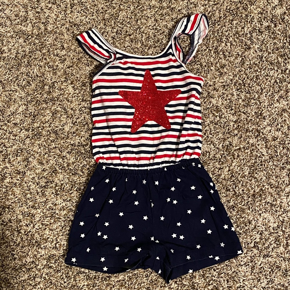 Patriotic Girls Romper